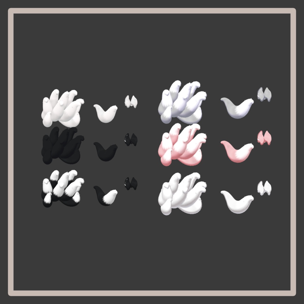 Soft Ears&Tails ver.2 (Ears, One tail, Nine tails)