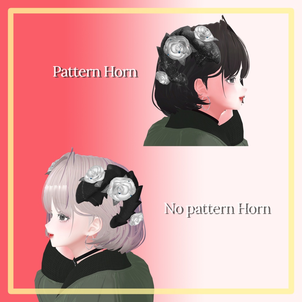 Rose Devil (Horn, Tail, Choker)