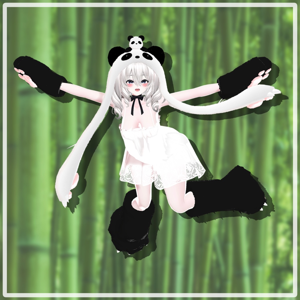 Panda Fluffy Set