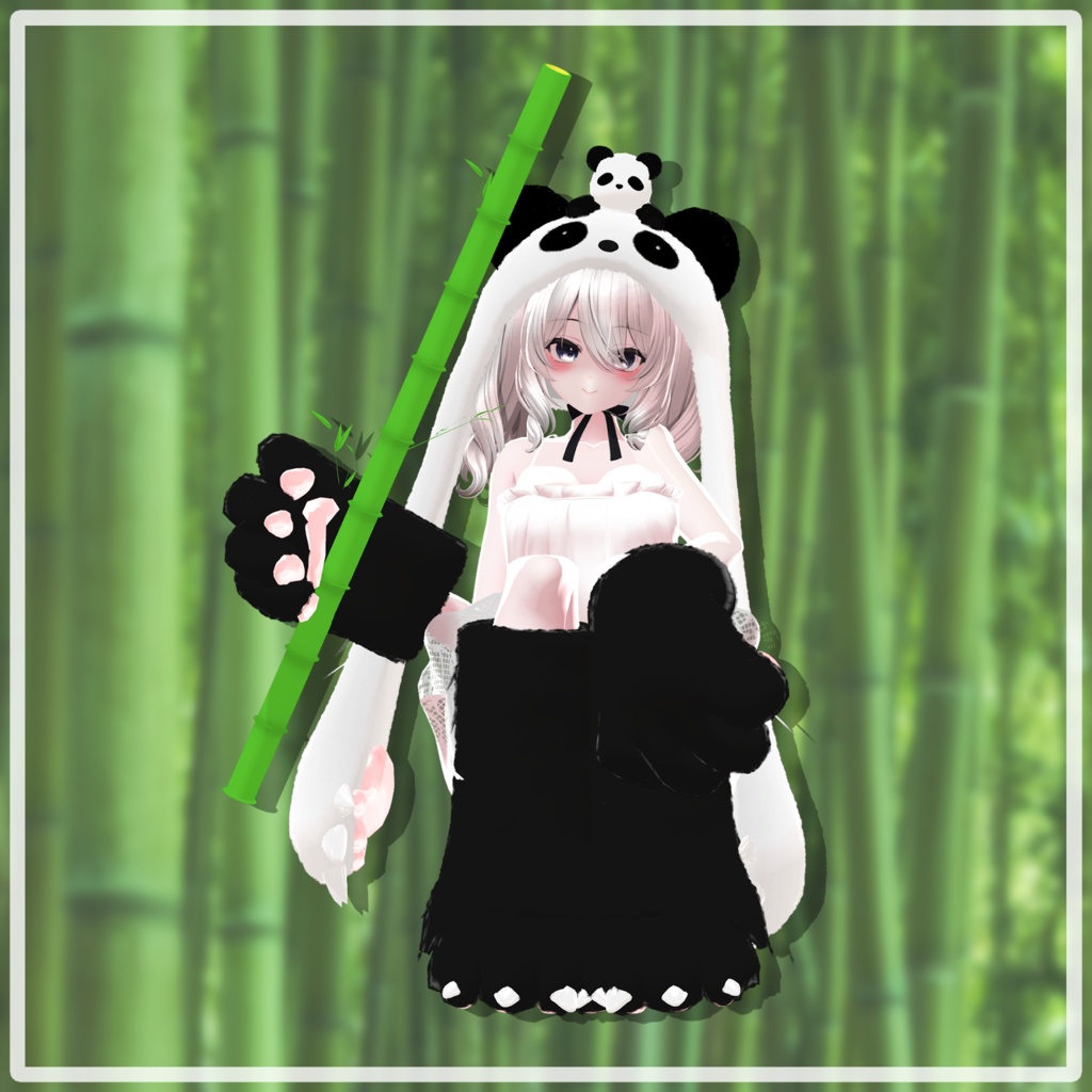 Panda Fluffy Set