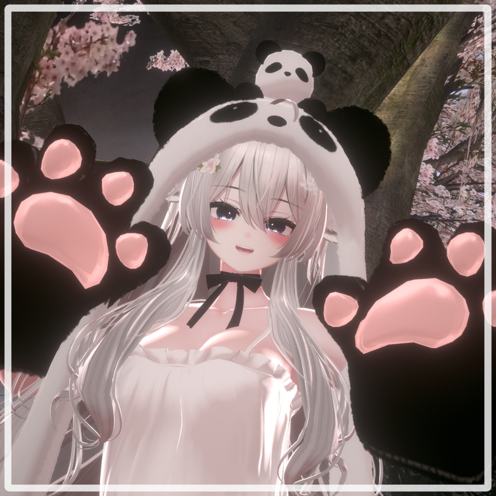 Panda Fluffy Set