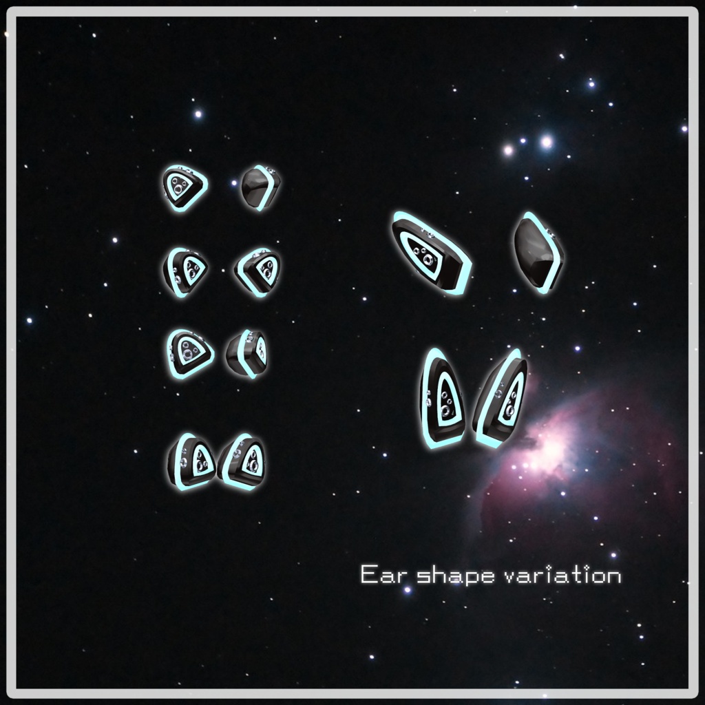 Cyber Visor, Earphone, Meca ears