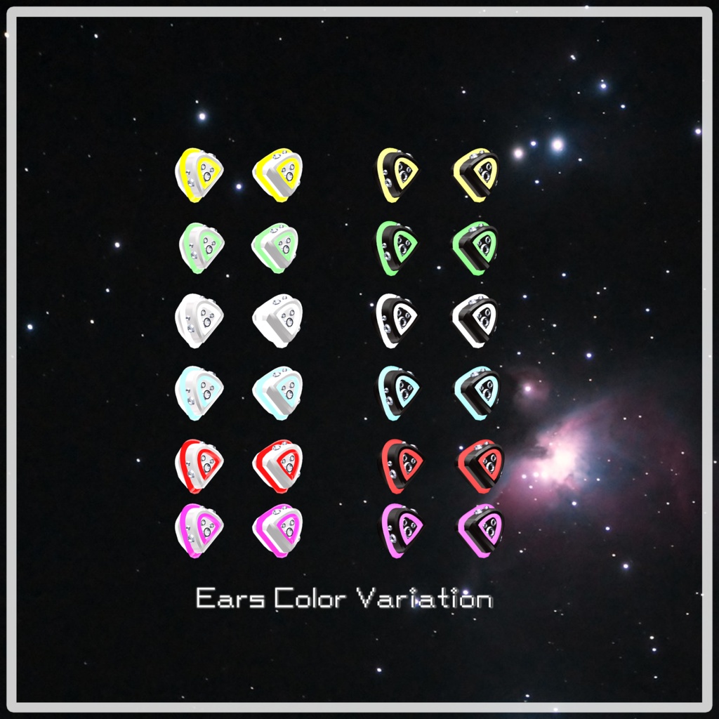 Cyber Visor, Earphone, Meca ears