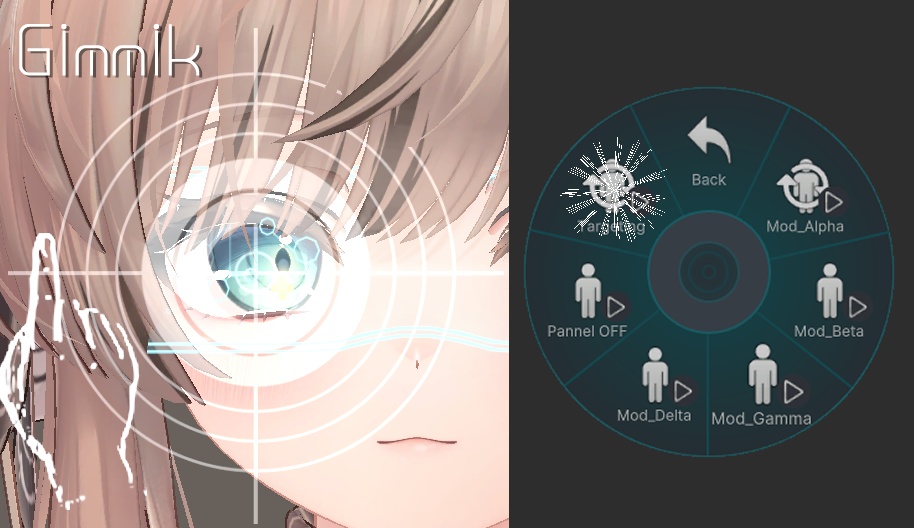 Cyber Visor, Earphone, Meca ears