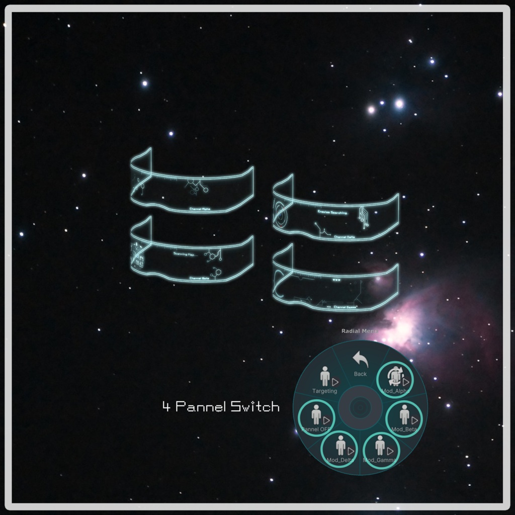 Cyber Visor, Earphone, Meca ears