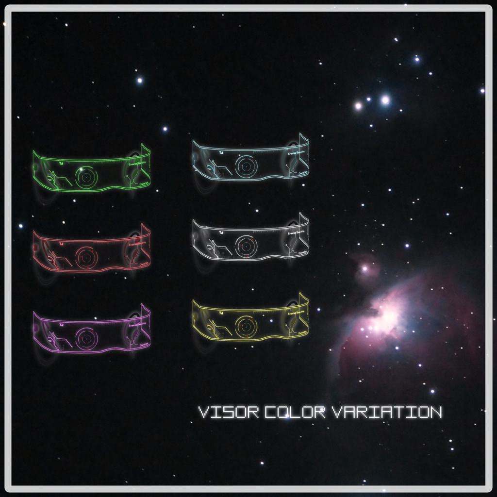 Cyber Visor, Earphone, Meca ears