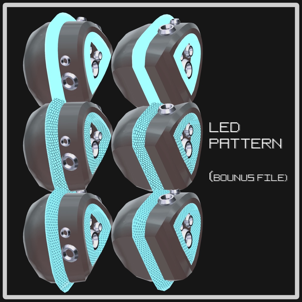 Cyber Visor, Earphone, Meca ears