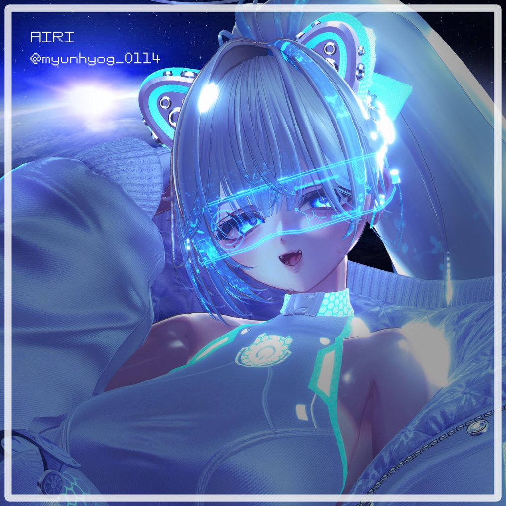 Cyber Visor, Earphone, Meca ears