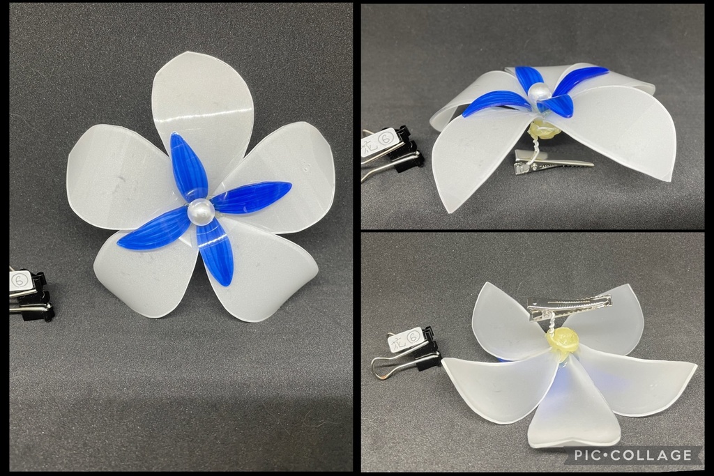 雪花ラミィ【髪飾り(お花)】