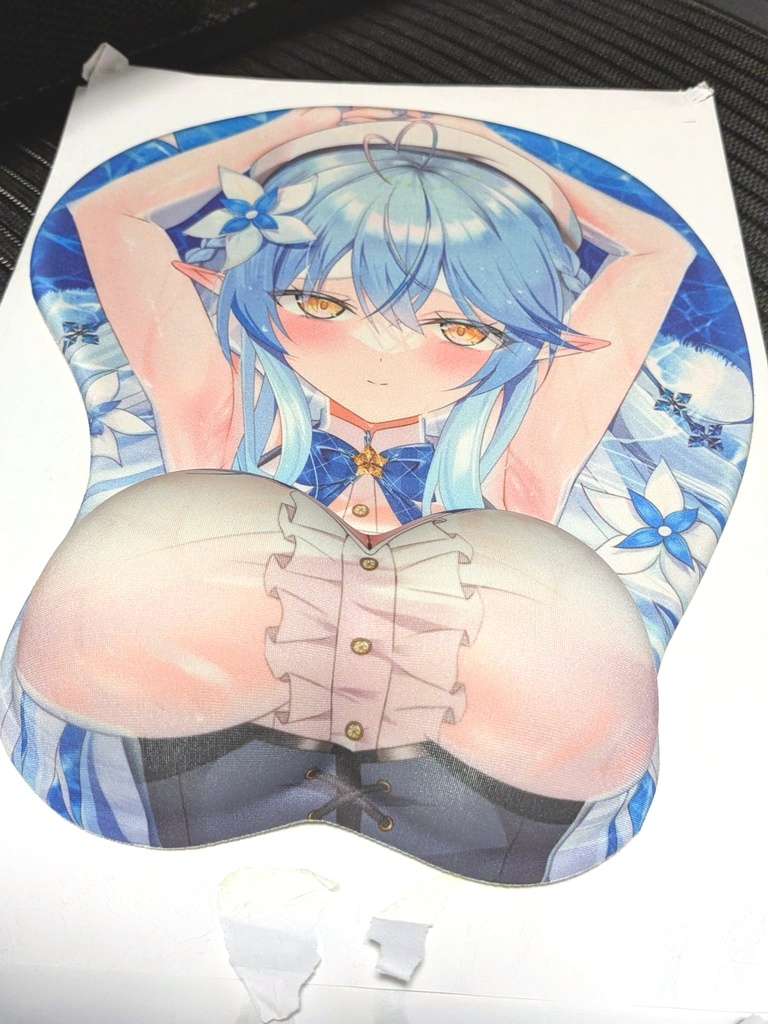 ラミィちゃん濡れ透けおっぱいマウスパッドvol.3【ホロライブ/雪花ラミィ】【2026夏コミC108新作】(非公式)