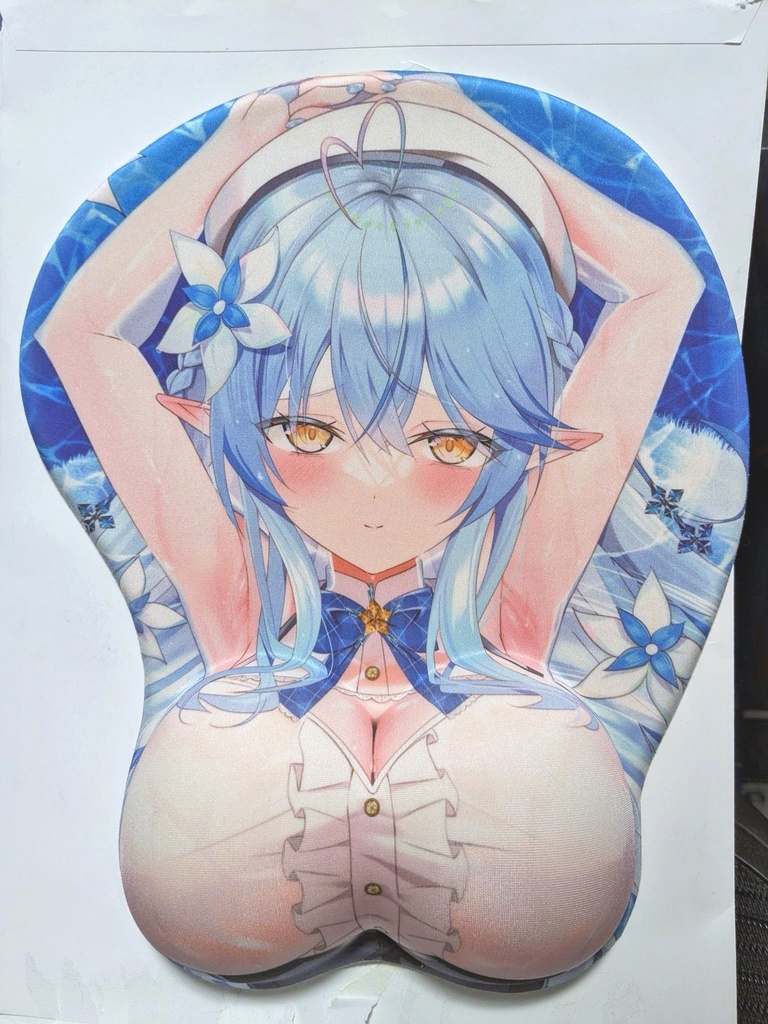 ラミィちゃん濡れ透けおっぱいマウスパッドvol.3【ホロライブ/雪花ラミィ】【2026夏コミC108新作】(非公式)