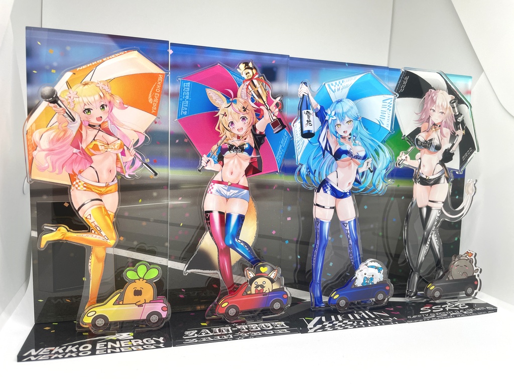 ねぽらぼレースクイーンアクスタ【全員セット】【2026夏コミC108新作】(非公式)