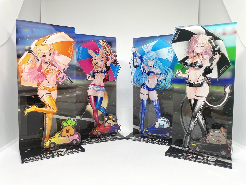 ねぽらぼレースクイーンアクスタ【全員セット】【2026夏コミC108新作】(非公式)
