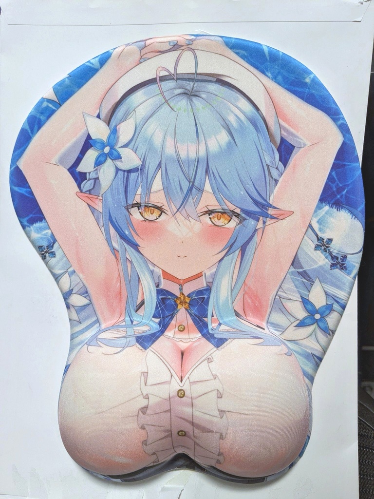 ラミィちゃん濡れ透けおっぱいマウスパッドvol.3【ホロライブ/雪花ラミィ】【2026夏コミC108新作】（非公式）