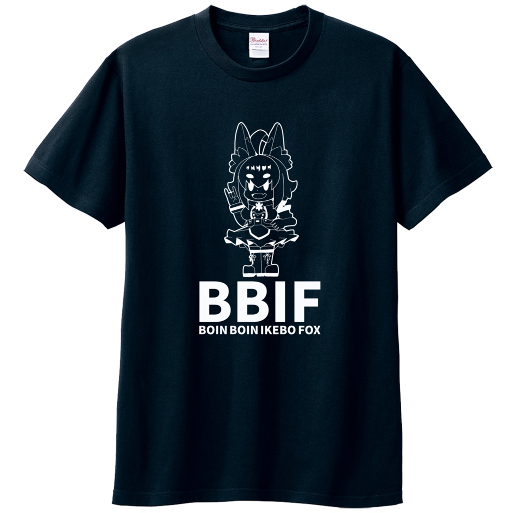 【稲荷華奈】「BBIF」Tシャツ（ネイビー）サイズ：S～XL