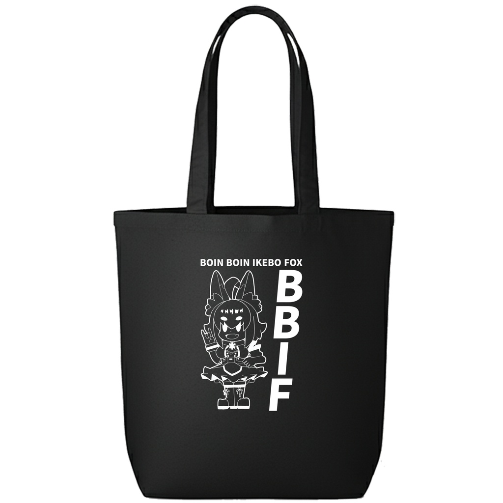 【稲荷華奈】「BBIF」トートバッグ（ブラック）サイズ：M