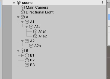 【無料】UnityのHierarchyに線を表示するやつ