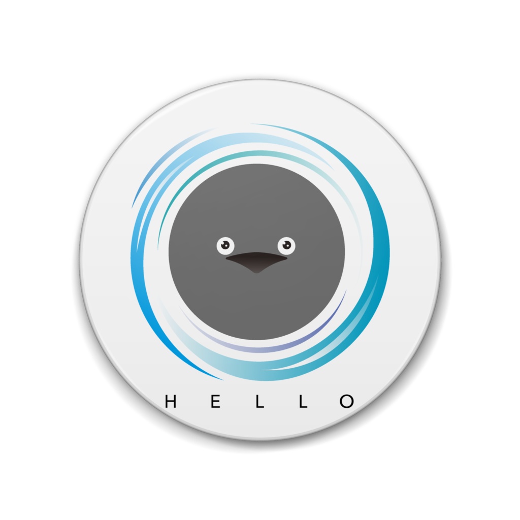 水面から顔を出すサカバンバスピス