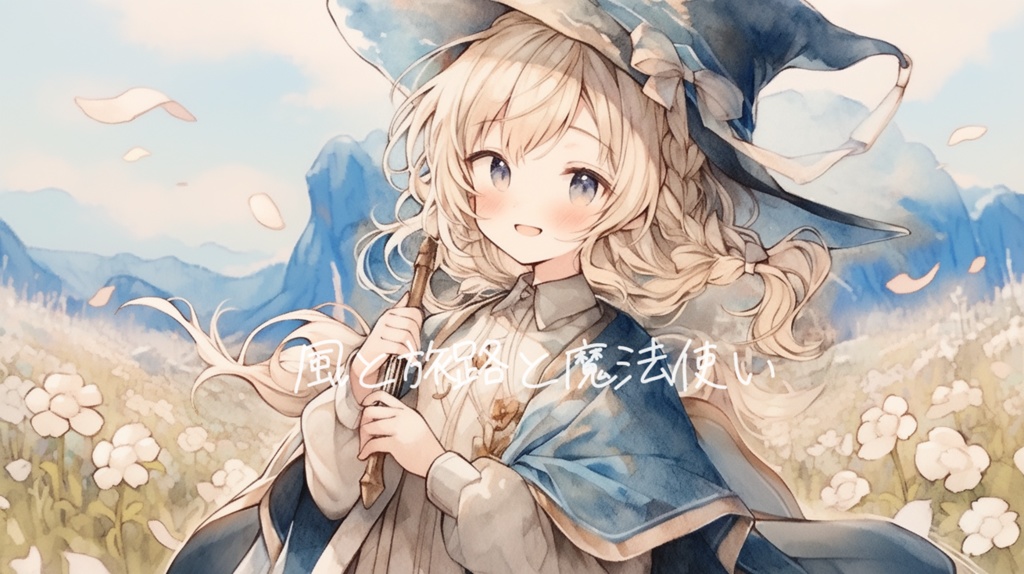 『風と旅路と魔法使い』RPGにありそうなポップな通常戦闘曲