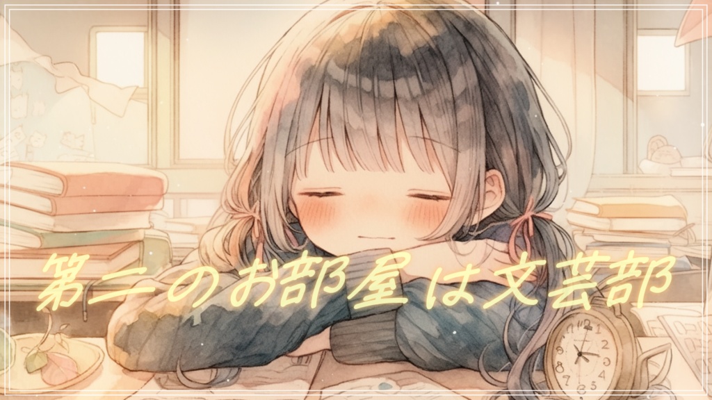『第二のお部屋は文芸部』アニメやゲームでありそうなギャグシーンでありそうな曲