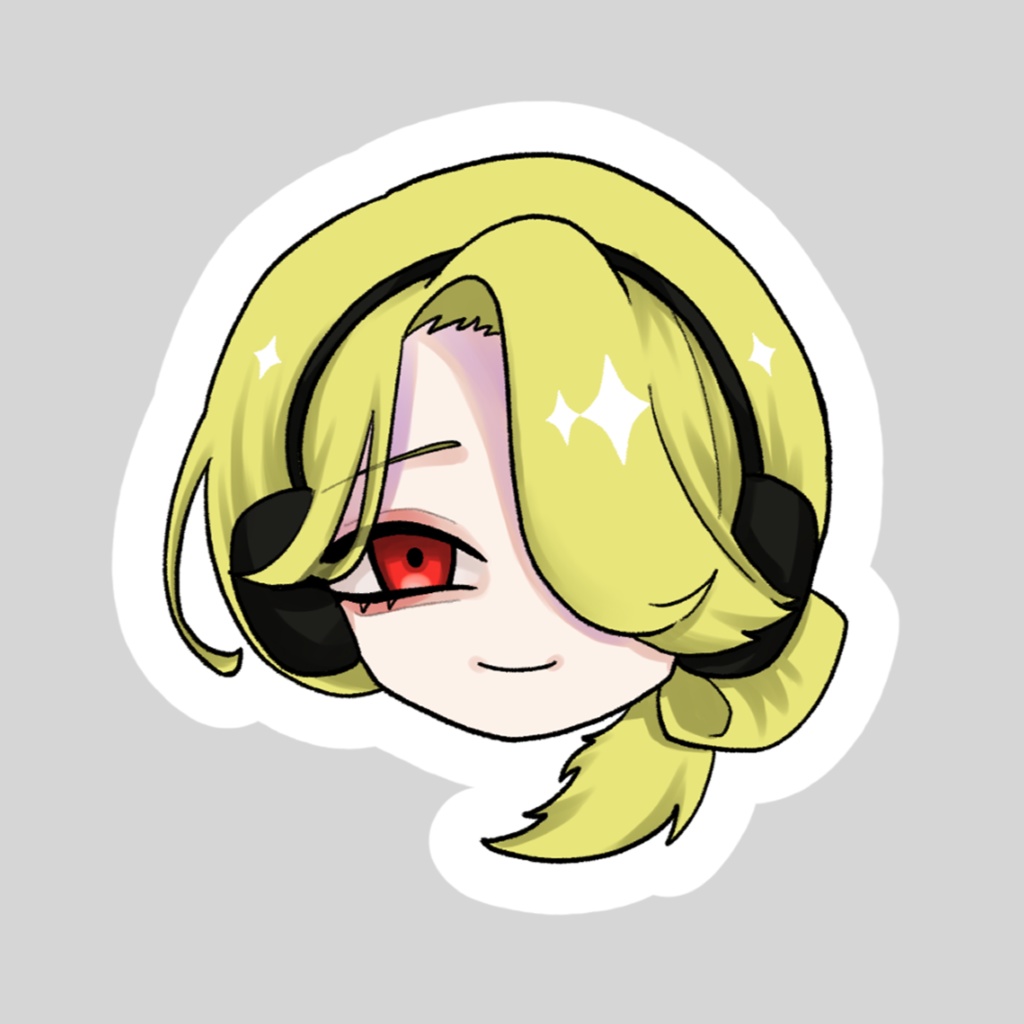 【ダイカットステッカーシール】サク