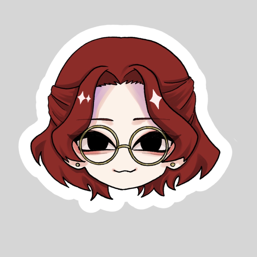 【ダイカットステッカーシール】リツ