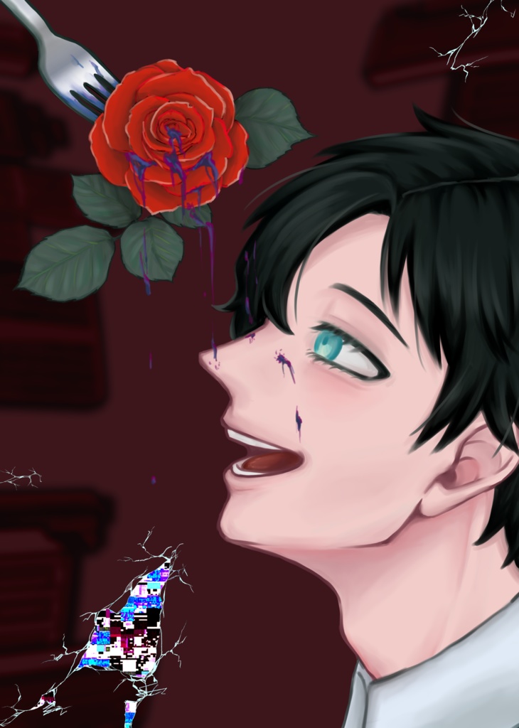 額付イラスト作品