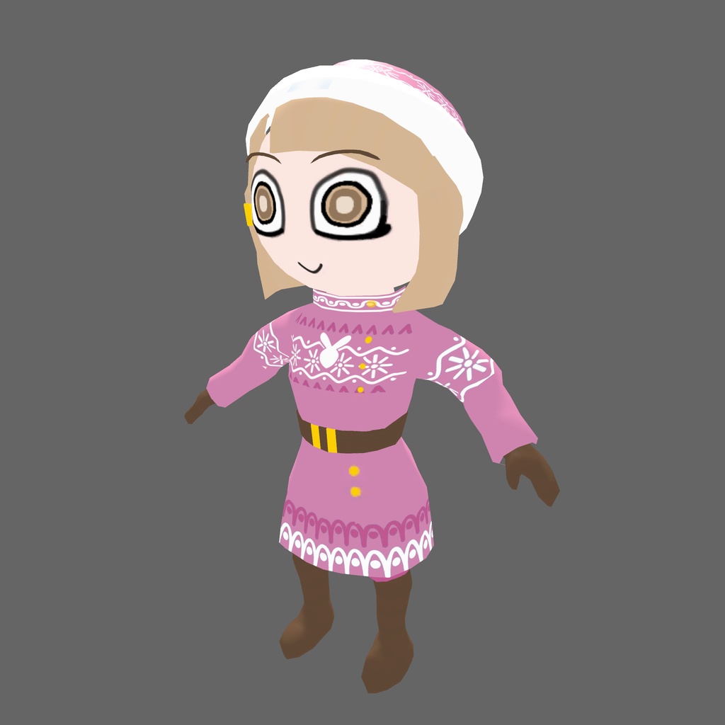 オリジナル3Dモデル「アイノ」