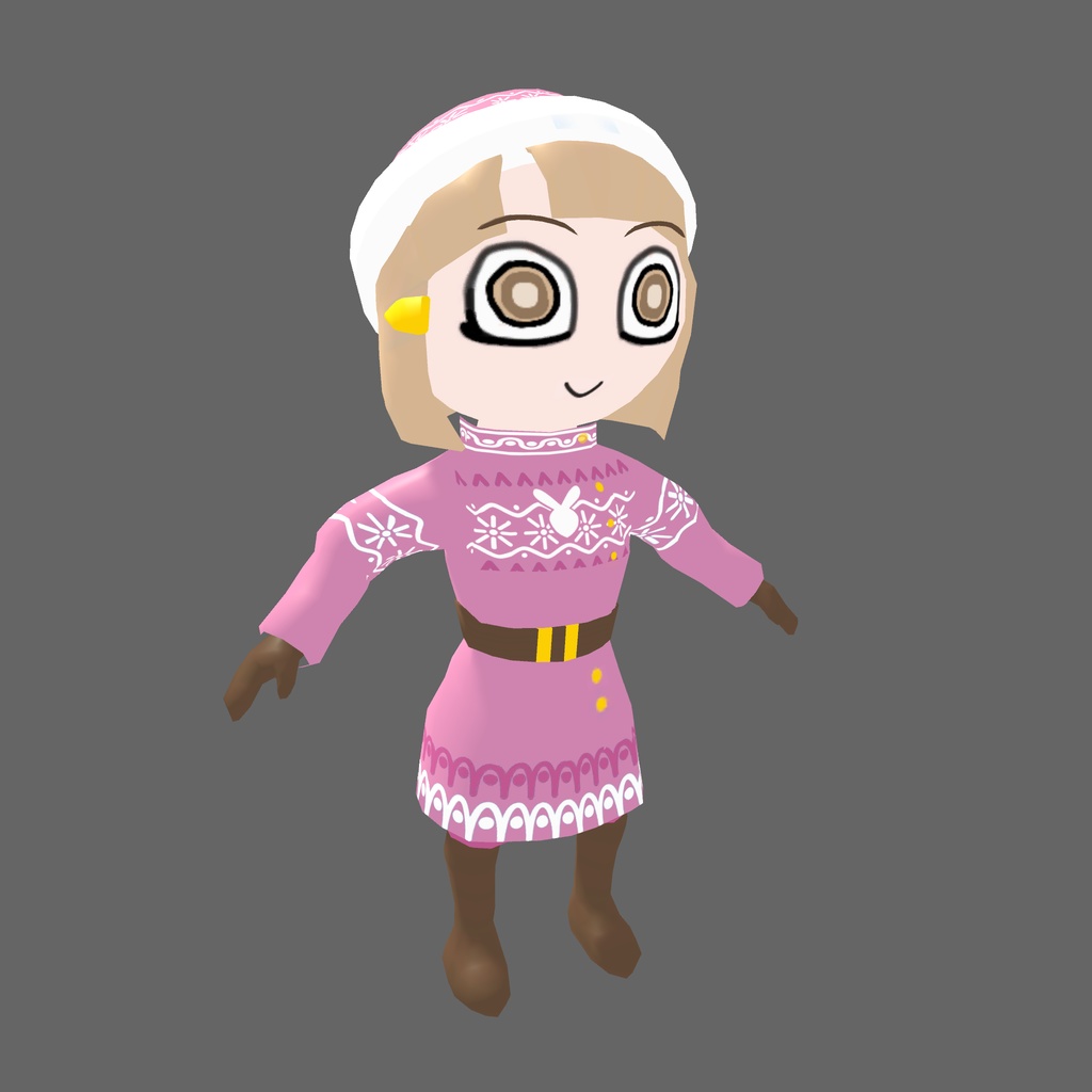 オリジナル3Dモデル「アイノ」