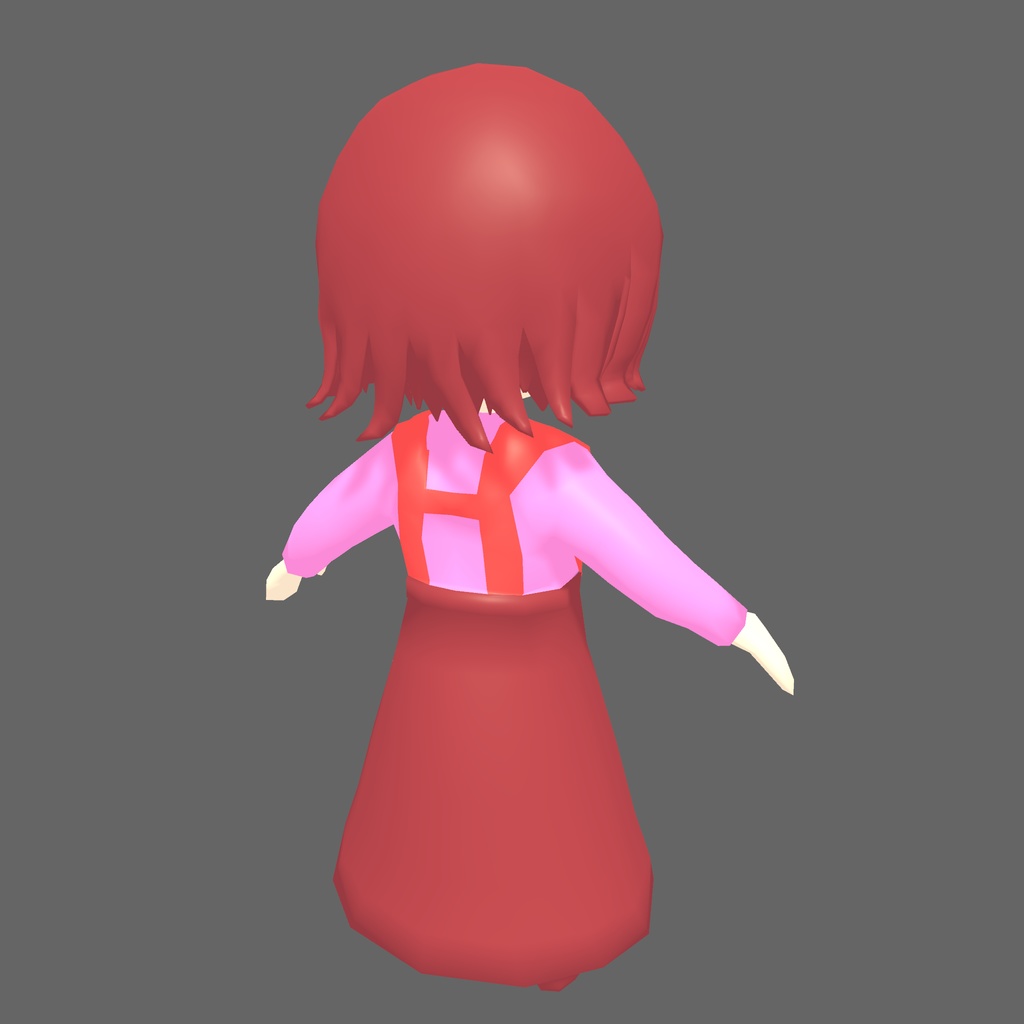 オリジナル3Dモデル「アナ」