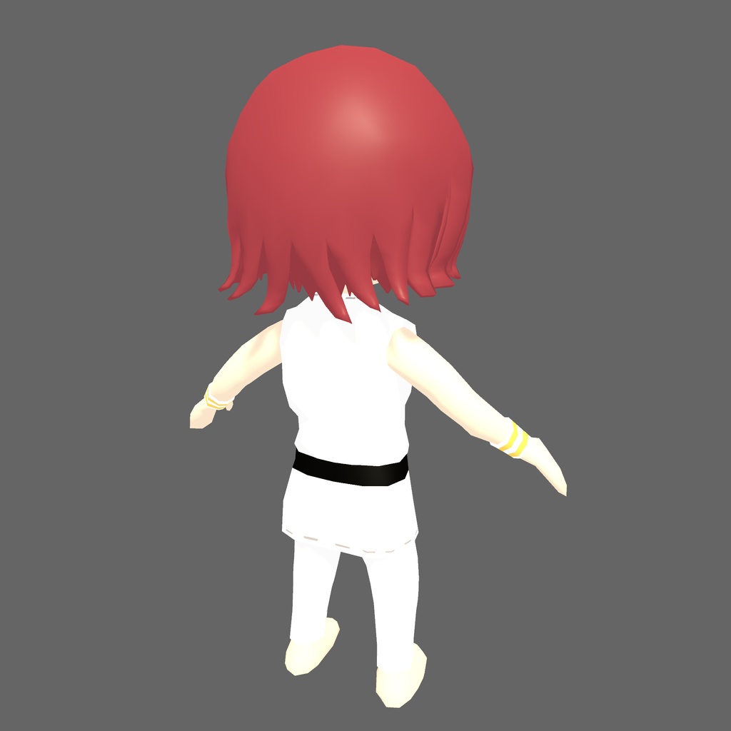 オリジナル3Dモデル「アナ - 空手ver - 」