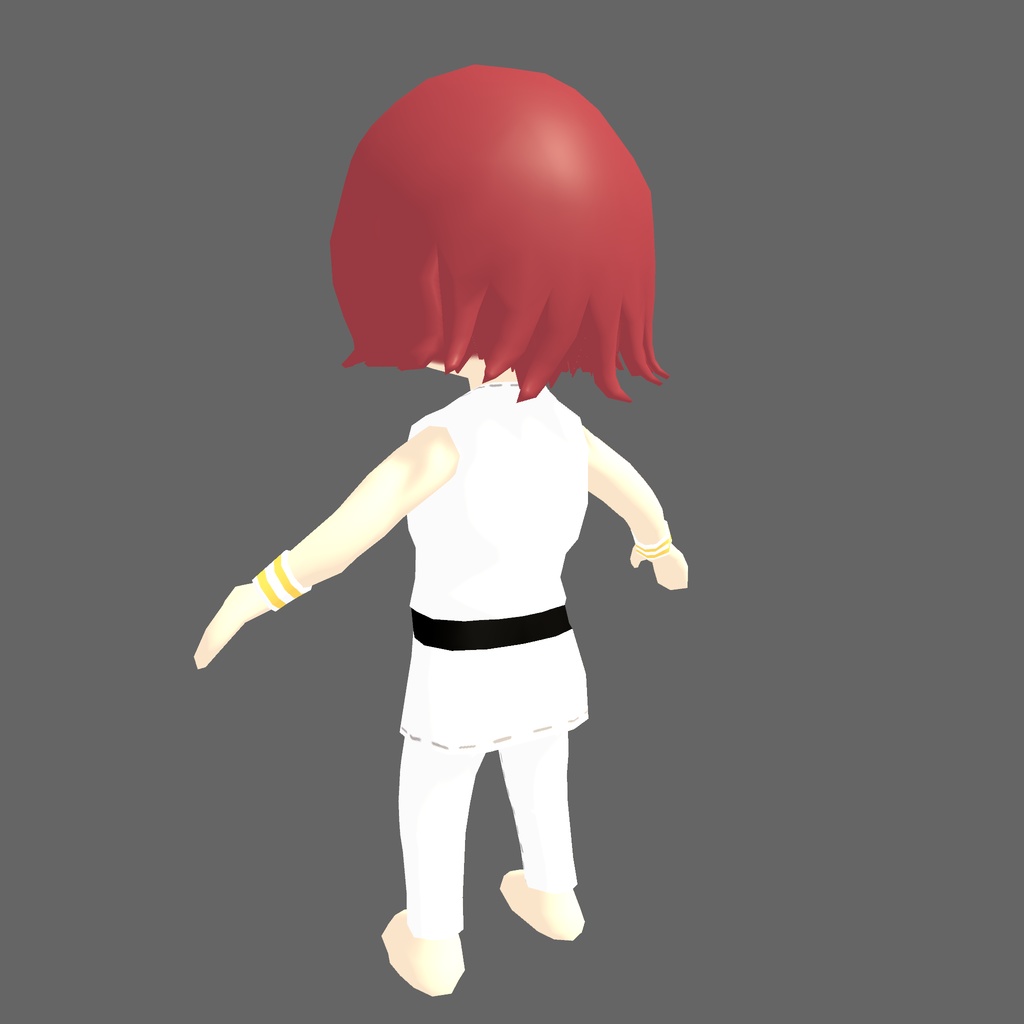 オリジナル3Dモデル「アナ - 空手ver - 」