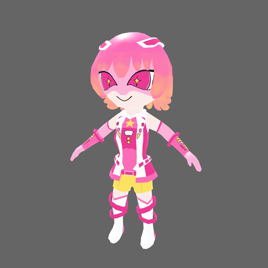 オリジナル3Dモデル「キュアキュアピンク」