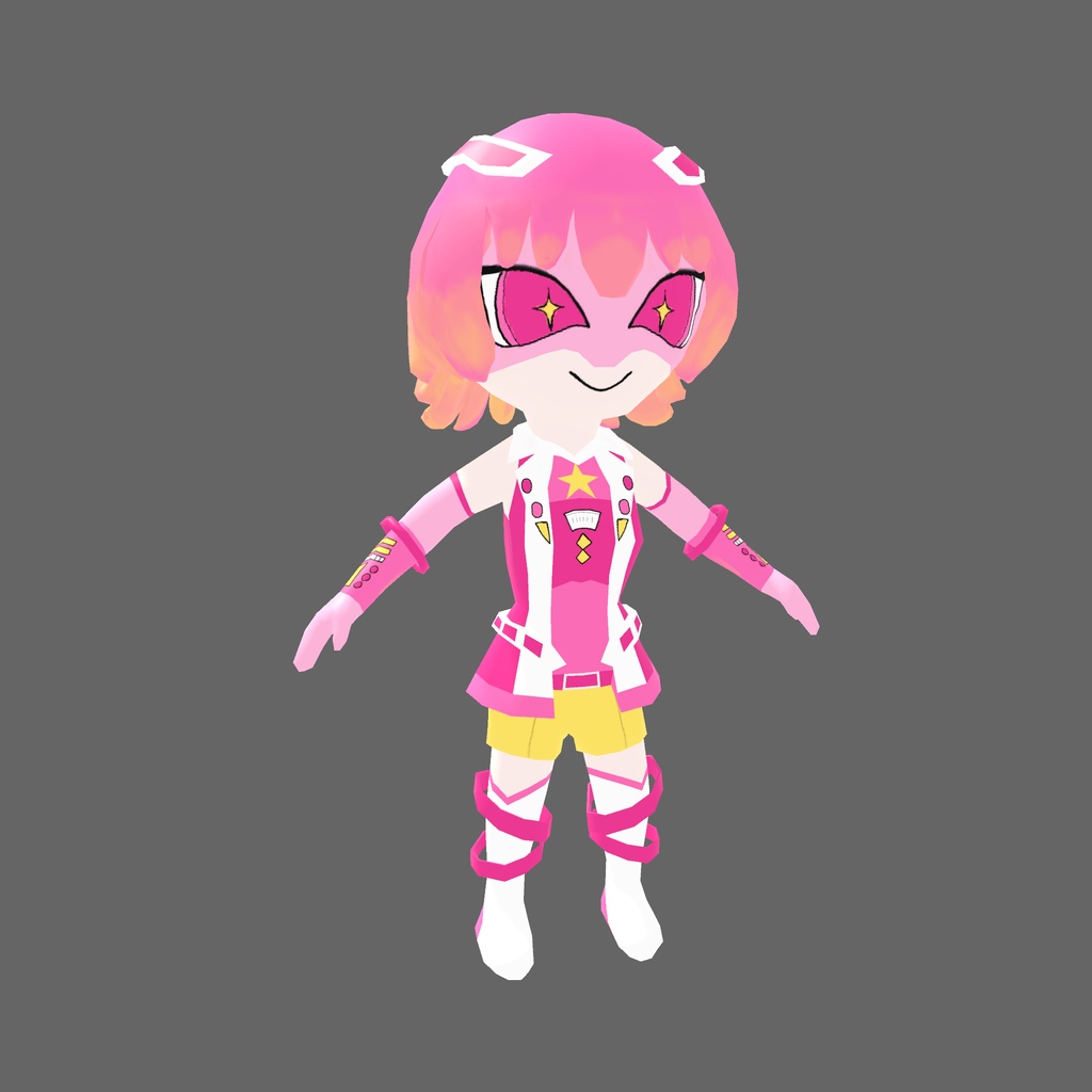 オリジナル3Dモデル「キュアキュアピンク」