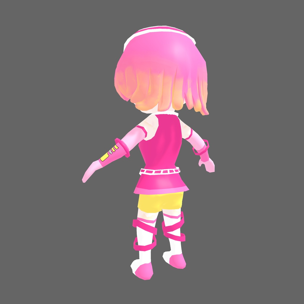 オリジナル3Dモデル「キュアキュアピンク」