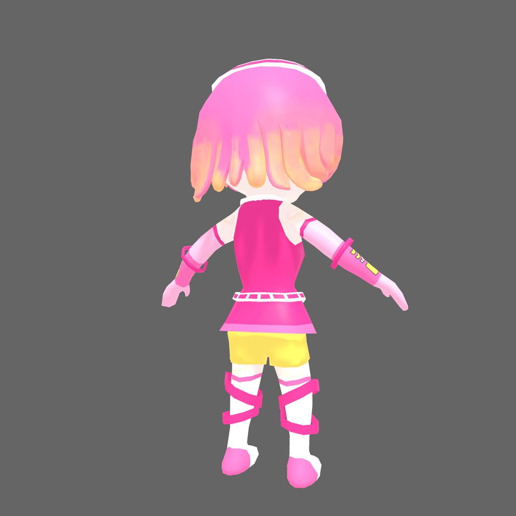 オリジナル3Dモデル「キュアキュアピンク」