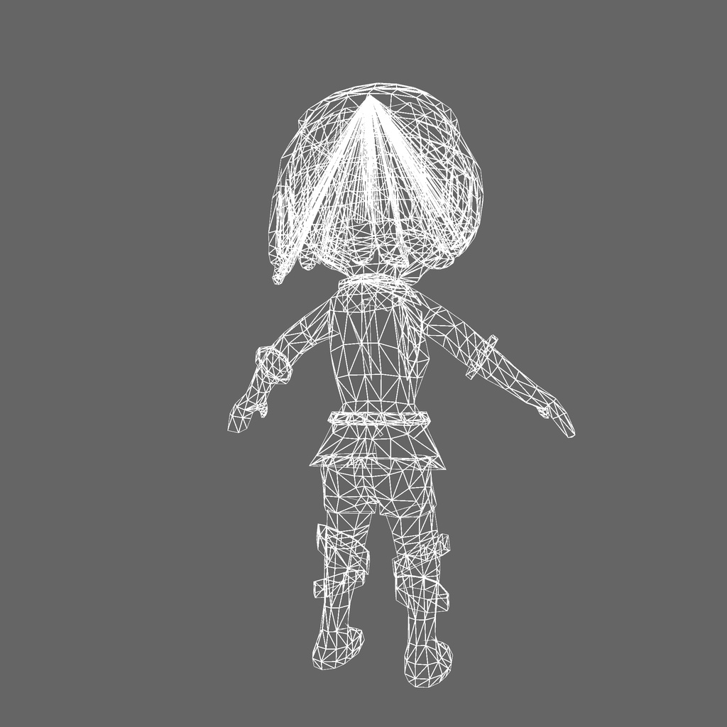 オリジナル3Dモデル「キュアキュアピンク」