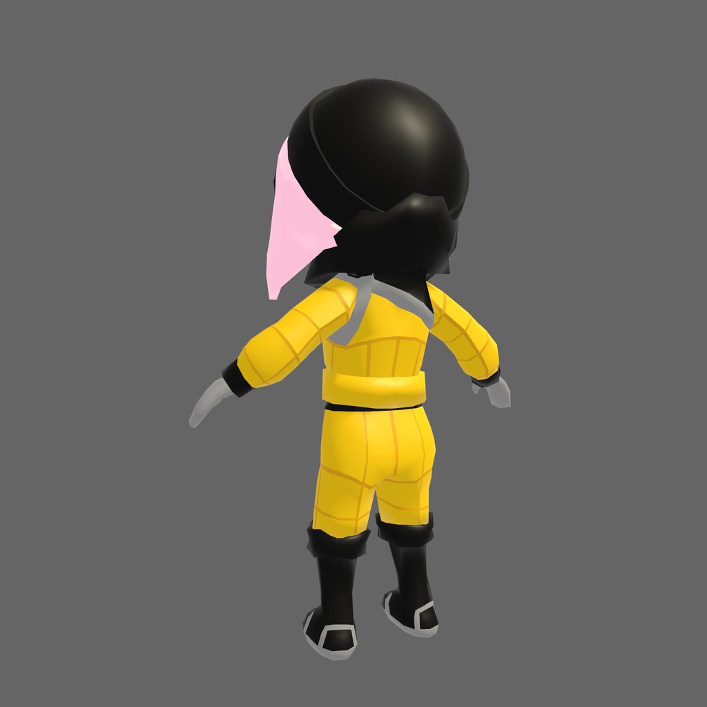 オリジナル3Dモデル「軍隊美女」