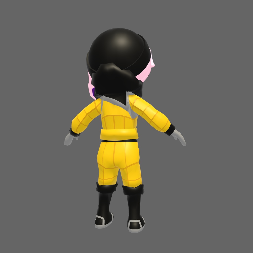 オリジナル3Dモデル「軍隊美女」