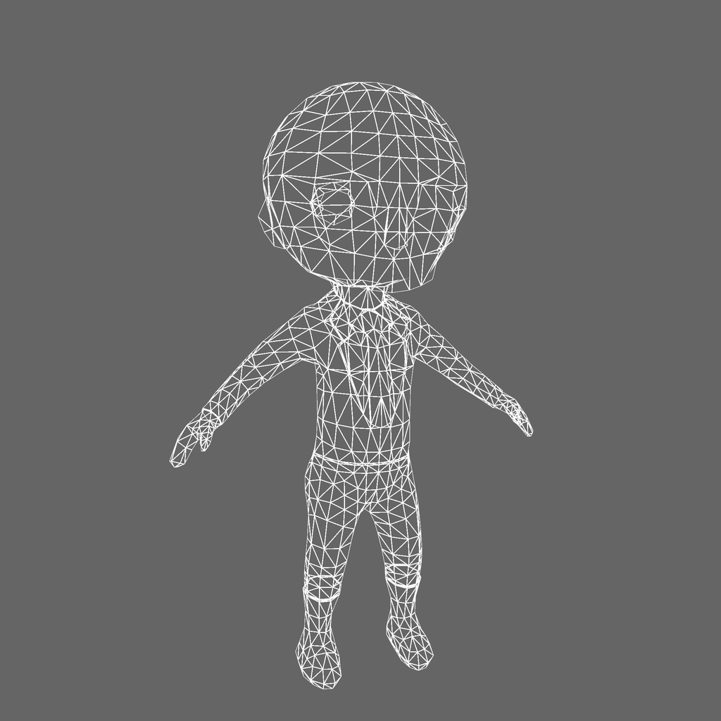 オリジナル3Dモデル「ヒットマン」