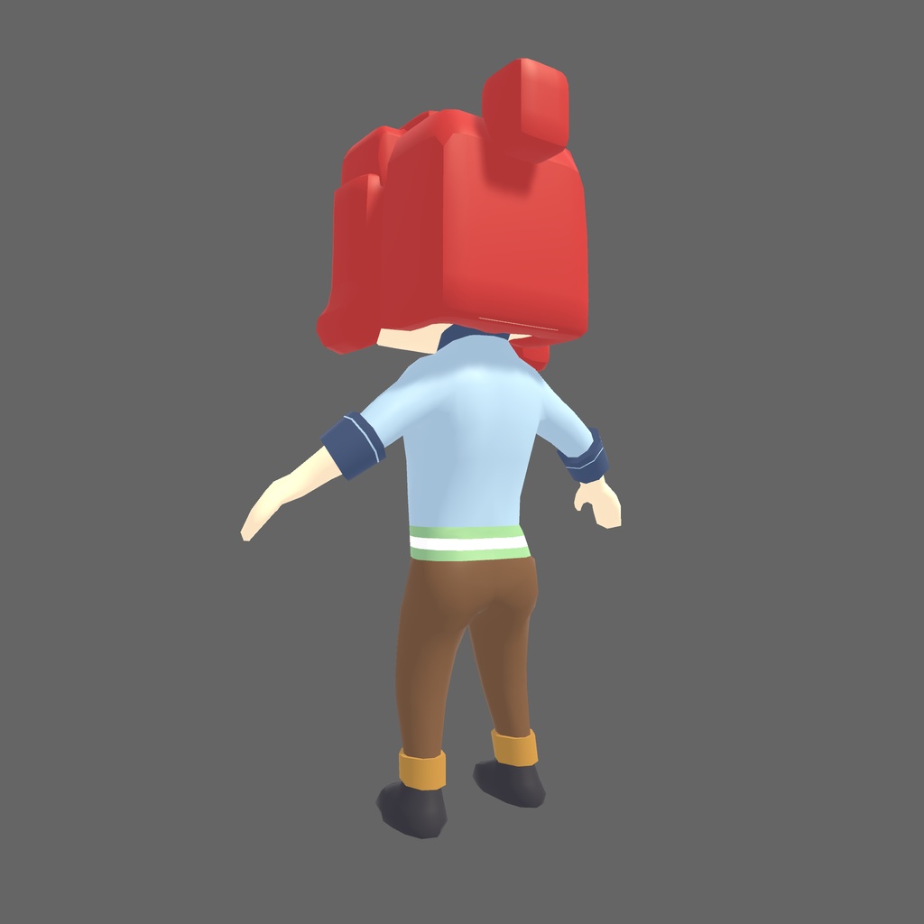 オリジナル3Dモデル「マインガール」