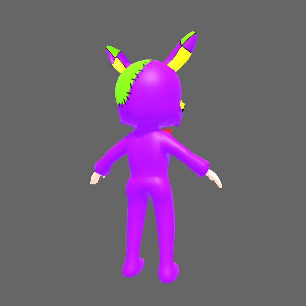 オリジナル3Dモデル「狂乱兎」