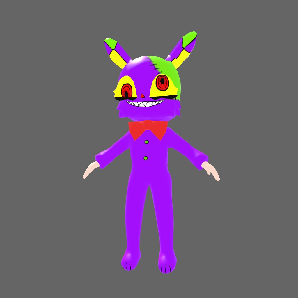 オリジナル3Dモデル「狂乱兎」