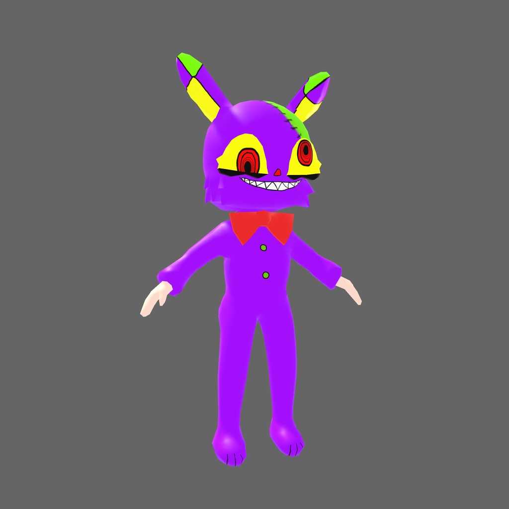 オリジナル3Dモデル「狂乱兎」