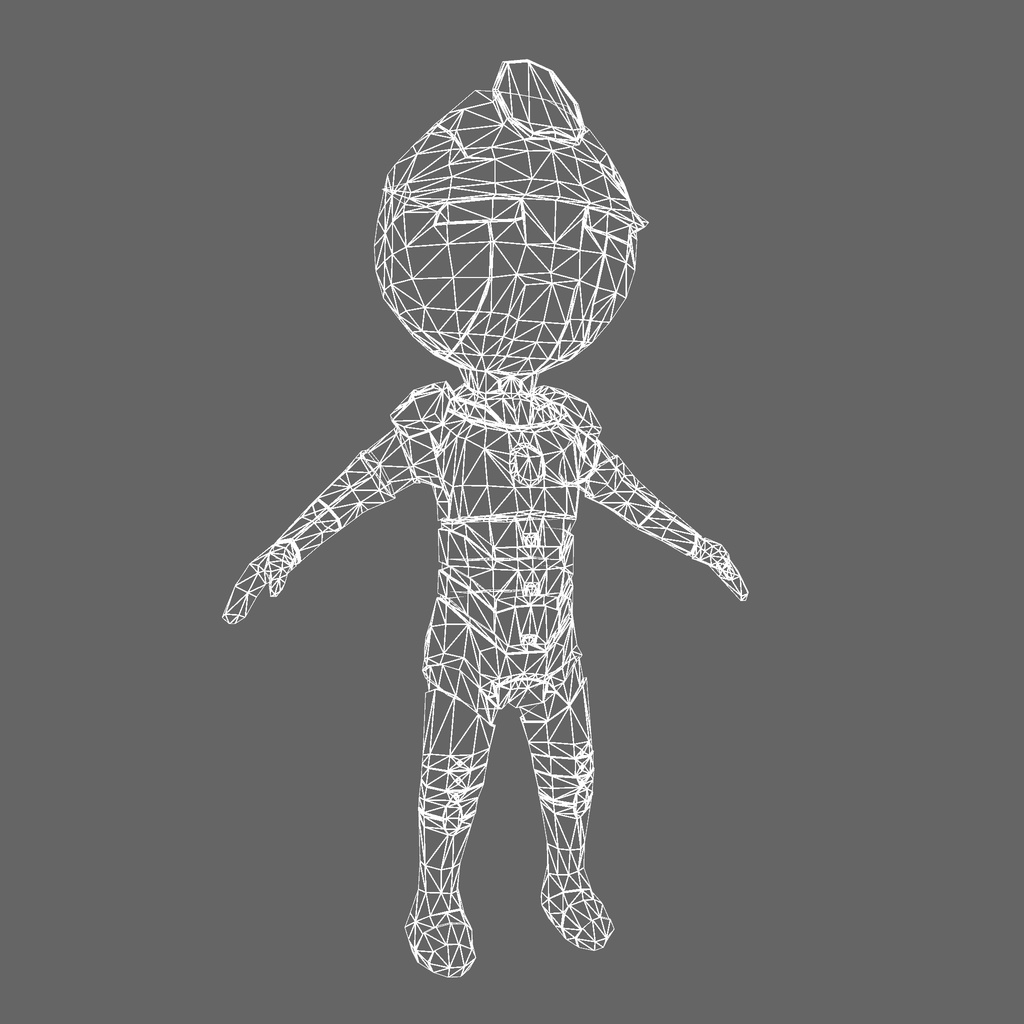 オリジナル3Dモデル「レッドヒーローロボ」