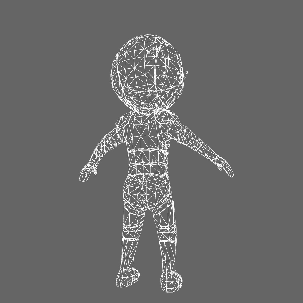 オリジナル3Dモデル「レッドヒーローロボ」