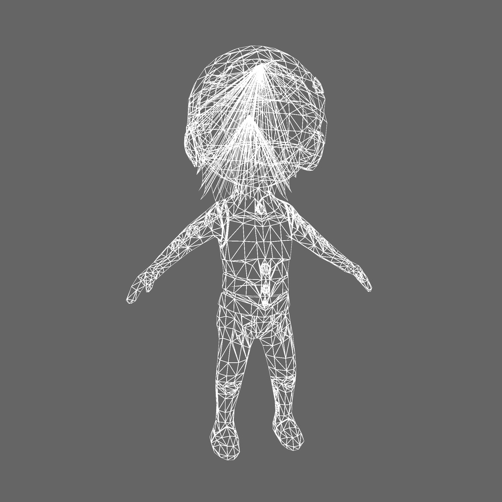 オリジナル3Dモデル「サイバーヒーロー」