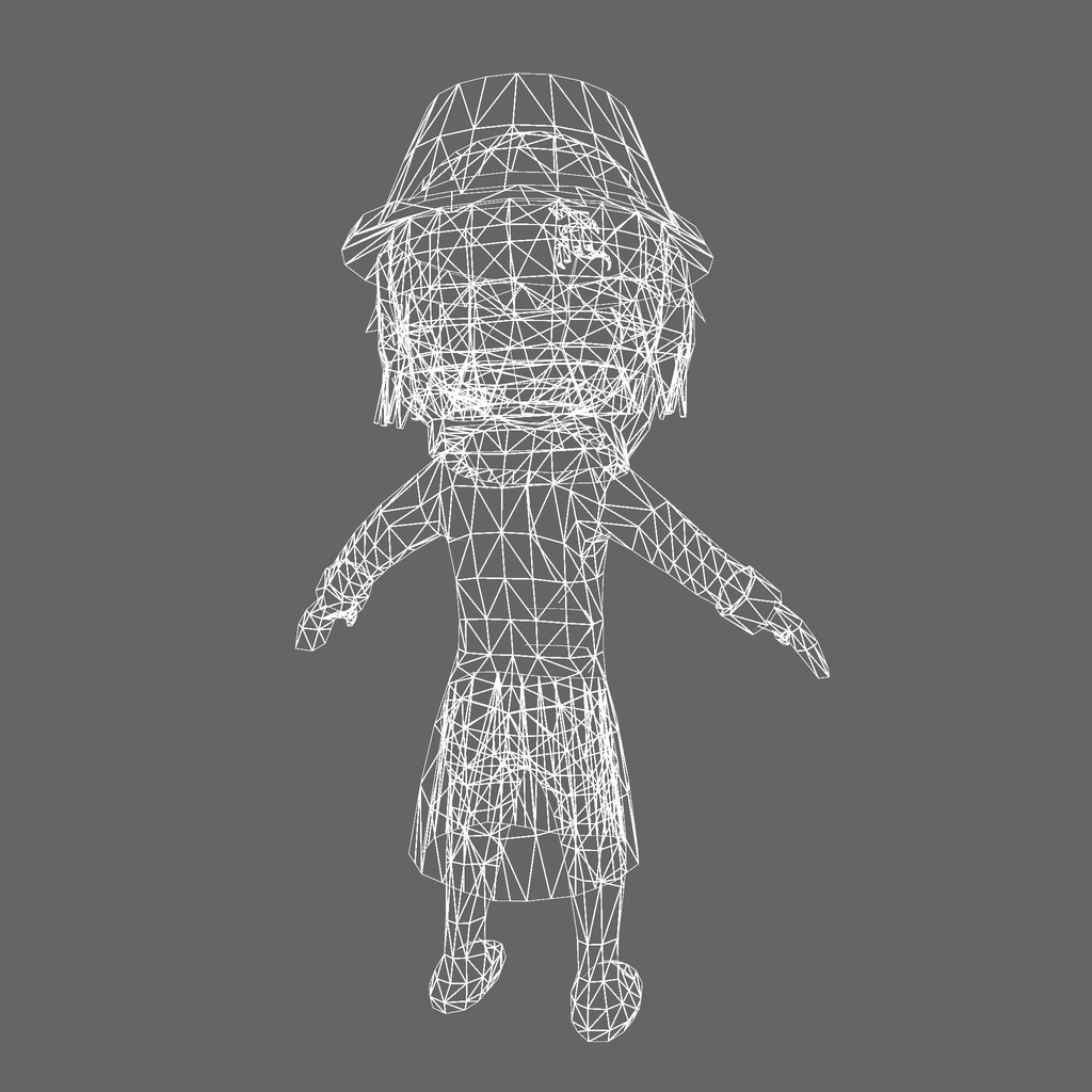 オリジナル3Dモデル「ダークマジックボーイ」