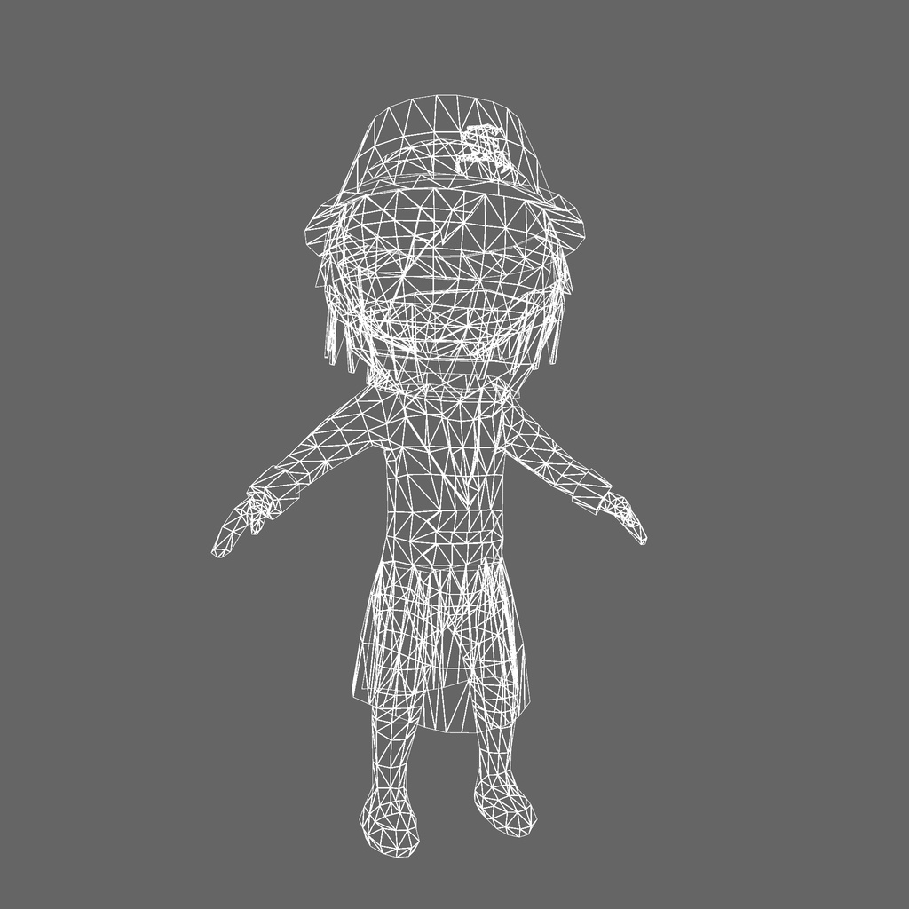 オリジナル3Dモデル「ダークマジックボーイ」