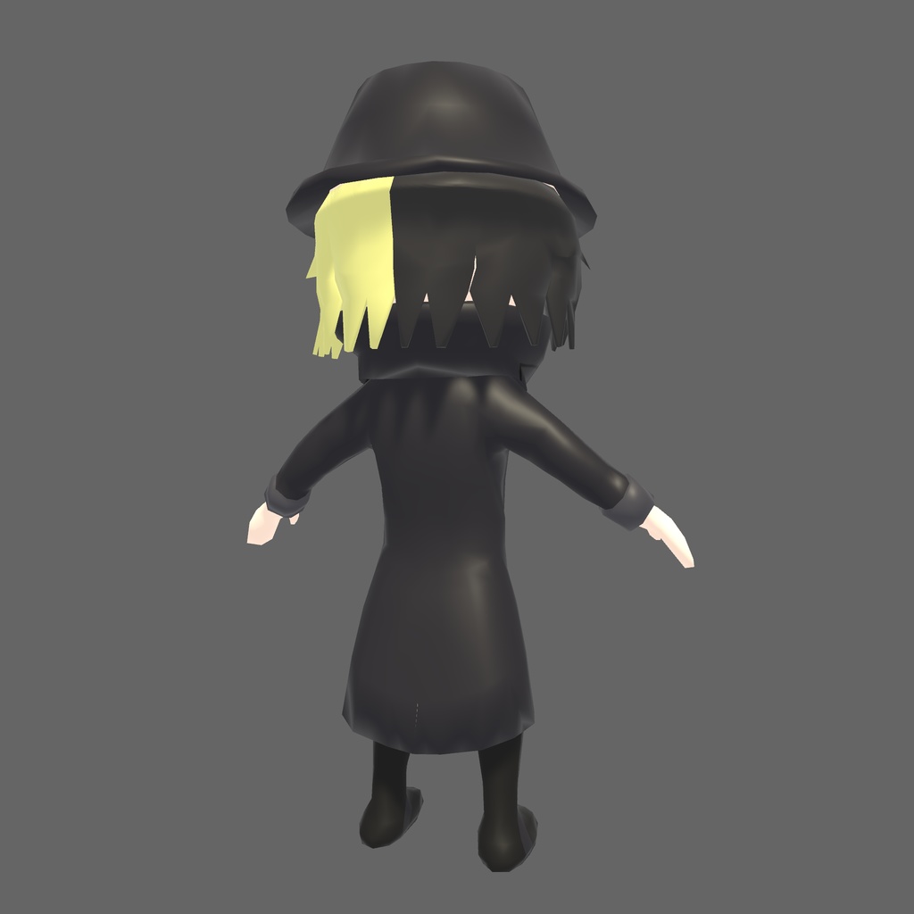 オリジナル3Dモデル「ダークマジックボーイ」